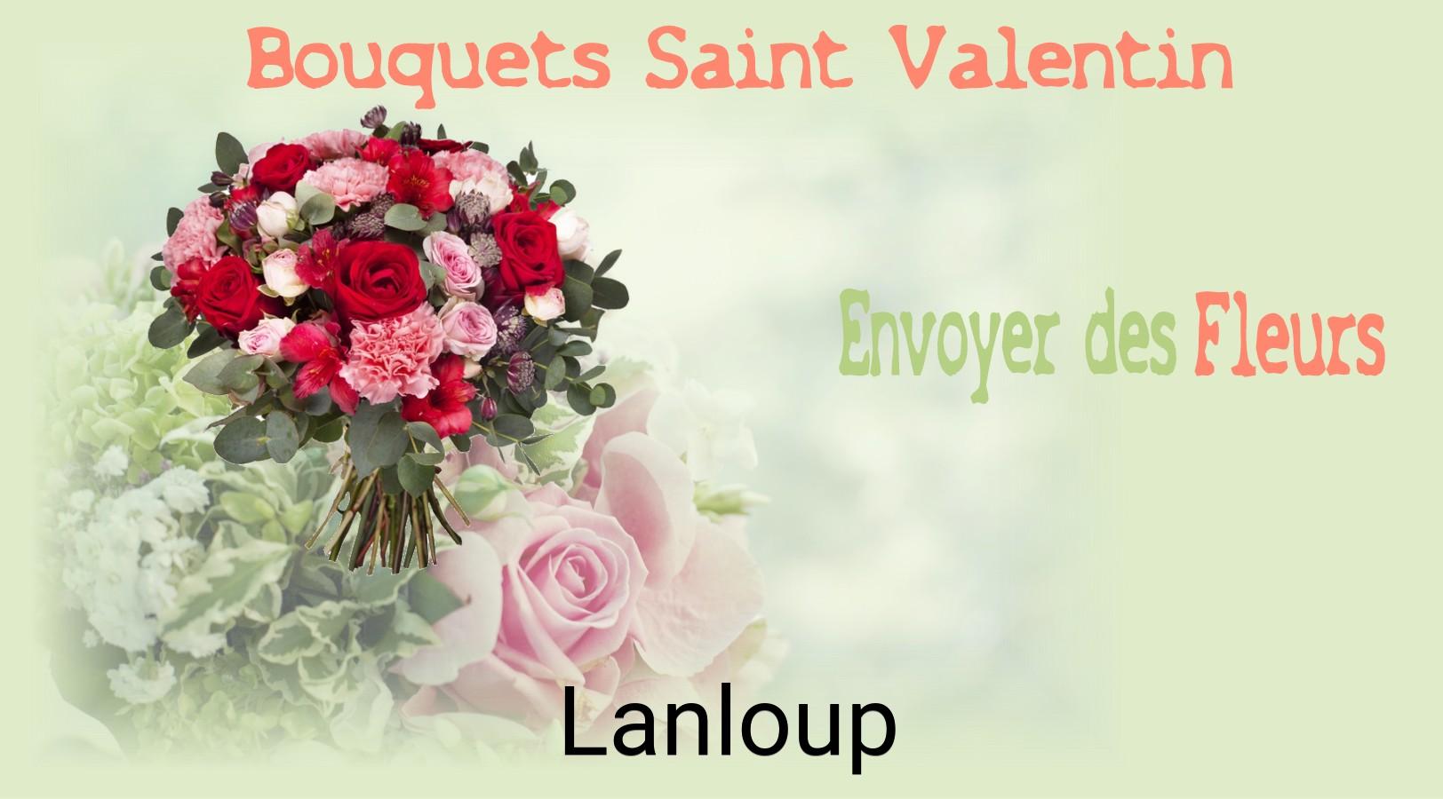Roses de Saint-Valentin livrées à Lanloup